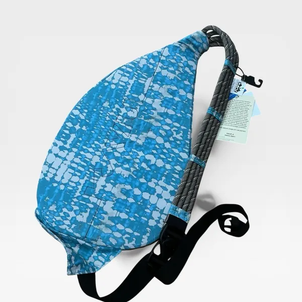 KAVU Rope Sack Sling Crossbody Backpack Bag‎ - Ripple Tie Dye NWT - Image 3