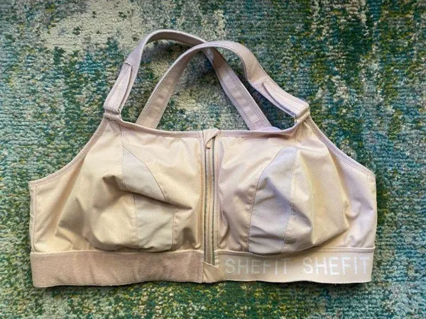 SheFit High impact Ultimate sandstorm nude sports bra, size 5Luxe - Image 2