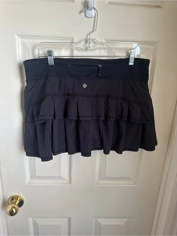 Lululemon Run Black Pace Setter Skirt - Image 4