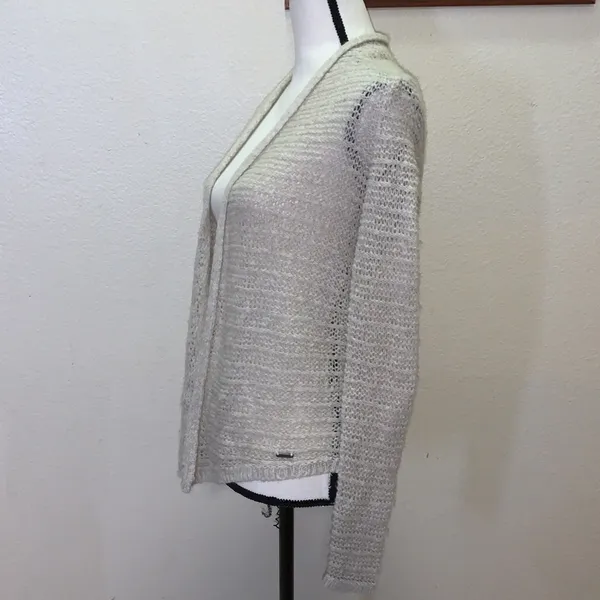 Abercrombie & Fitch light tan cardigan sweater - Image 3