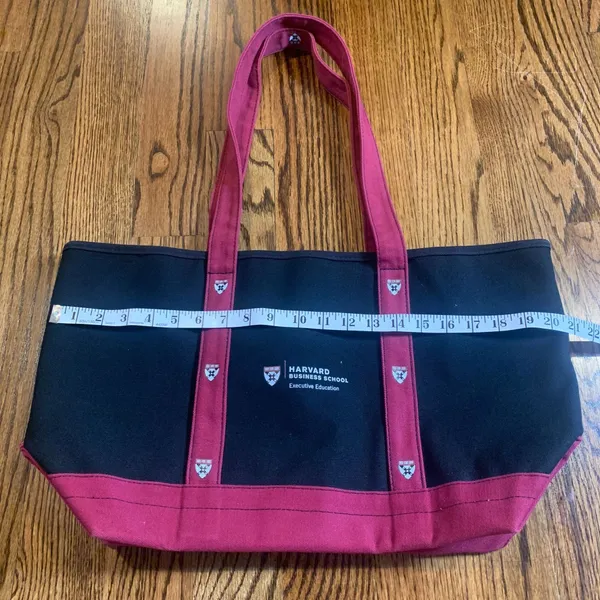 Harvard Business School Executive Education Zippered Canvas Tote Bag - Image 2