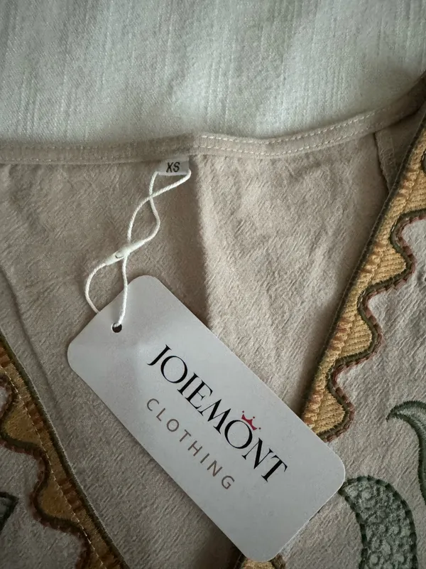 Embroidered Babydoll Dress - Image 5