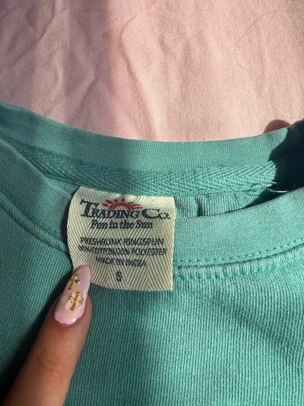 Surf Shop Crewneck Green - Image 4