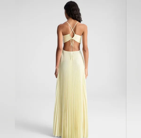 A.L.C Moria Satin Dress - Image 4