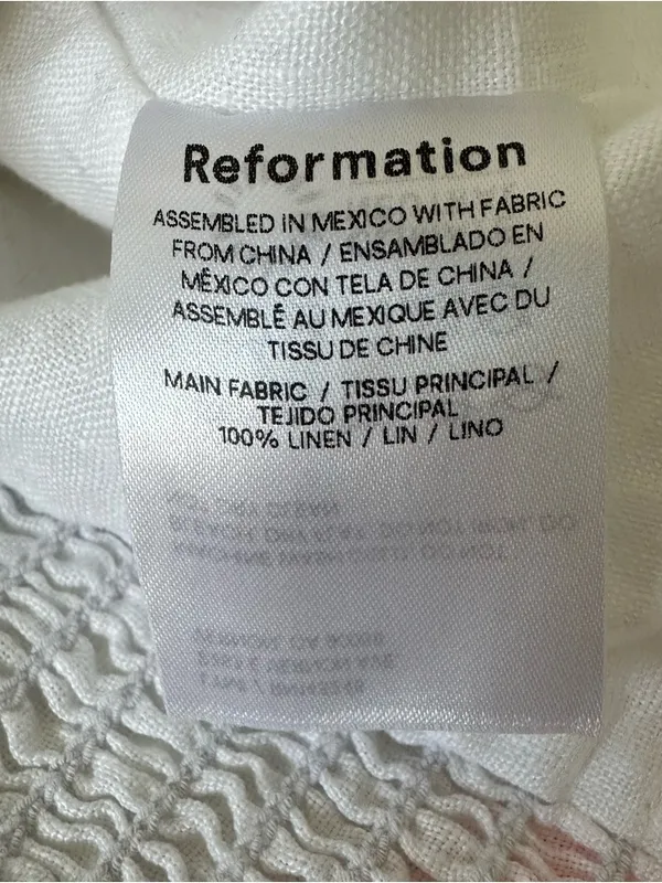 Reformation Khloe Linen Top - Image 9