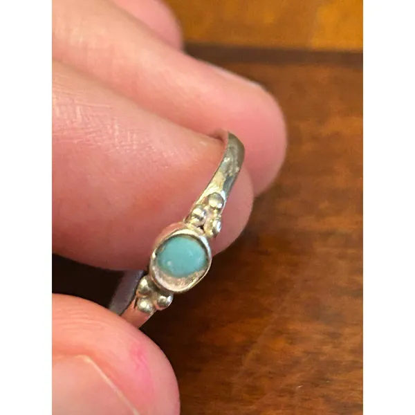 925 sterling silver ring jewlery scrap imperfect v83 1.04g 6.5 size vintage - Image 2