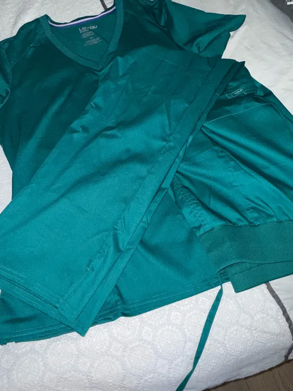 Landau Scrub Hunter Green Set - Image 2