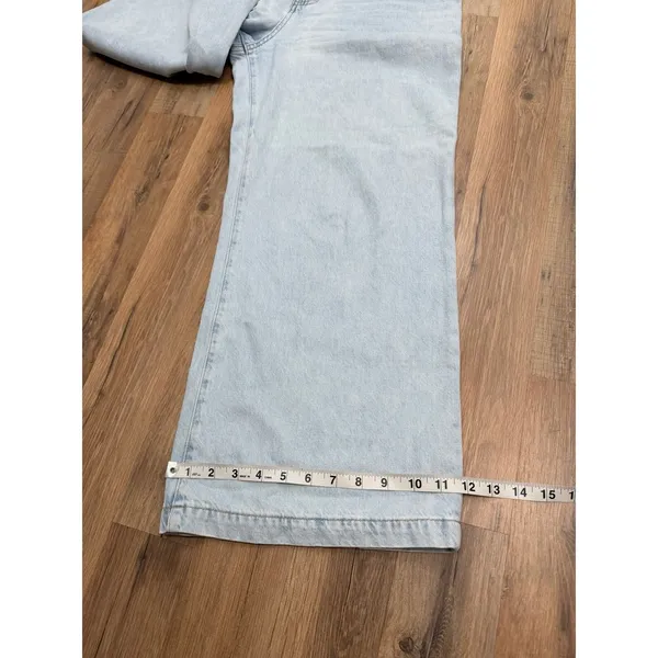 Mavi Paloma High Rise Wide Leg Jeans Light Wash‎ 100% Cotton Size 27 - Image 10