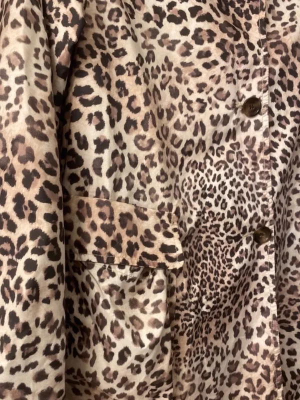 Karen Kane Leopard Print Raincoat - Image 2