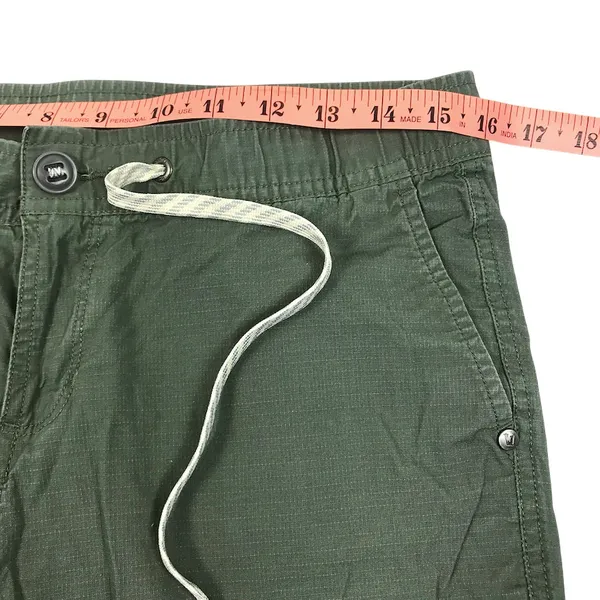 VUORI Ripstop DuraTerra Pant Women M Army Green Outdoor Hiking Travel Light EUC - Image 13