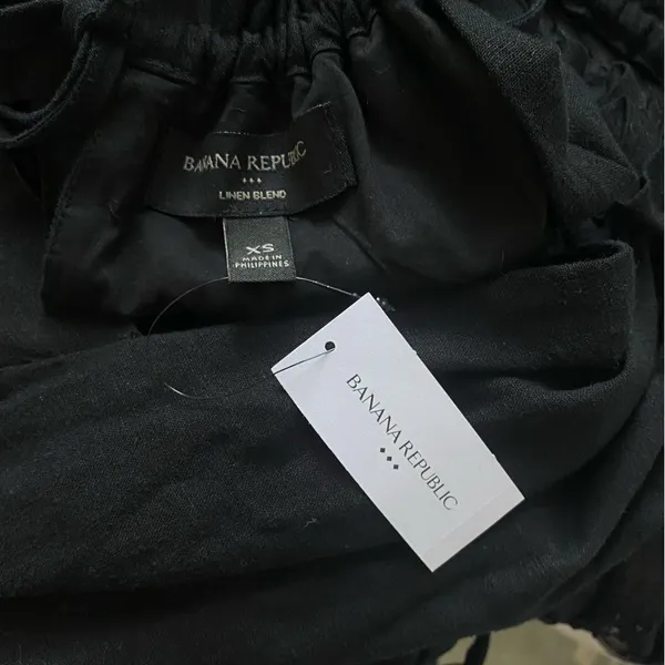 Banana Republic Black Ruffled Tiered Halter Sundress‎ - Image 6