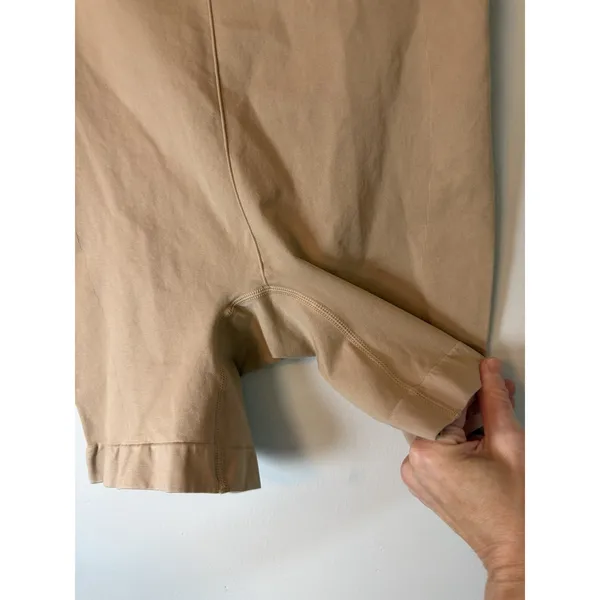 Isabel Ingrid Maternity Sz L Taupe Shapewear Shorts Overbelly Support NEW - Image 7