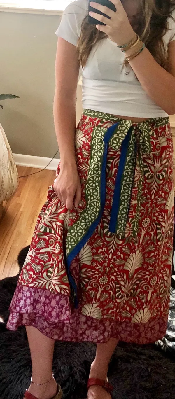 Reversible Silk Skirt Multiple - Image 5