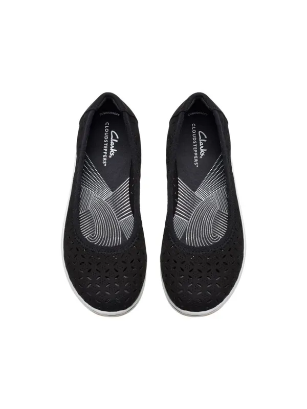 NWT Clarks Breeze Roam Ballet Flat 26177228 Black 9.5N - Image 7