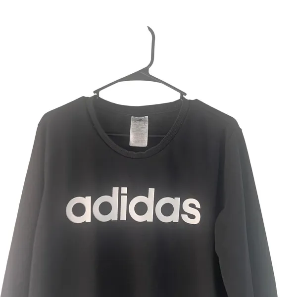 Adidas Women's Size‎ Large Streetwear Logo Crewneck Sweater - Image 4