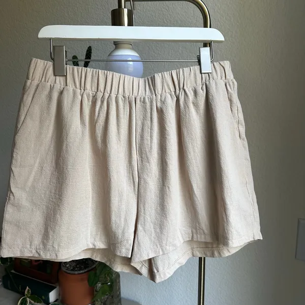 Amazon Cream 2-Piece Short Sleeve Button Up Set - Image 5