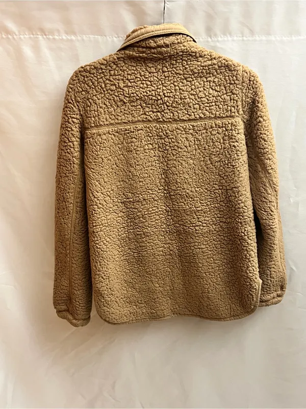 Abercrombie & Fitch Soft A&F Sherpa Fleece Quarter Zip Pullover Medium - Image 2