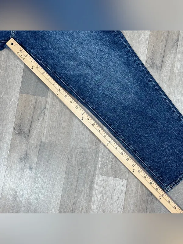 ANA A New Approach Mid Rise Boyfriend Jeans Blue Size 12 Crop Mom Relaxed - Image 9