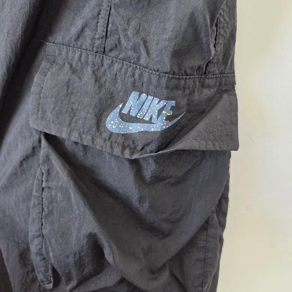 Nike Women's Icon Clash Joggers Warm Up Baggy Oversized Black Large Streetwear - Image 6