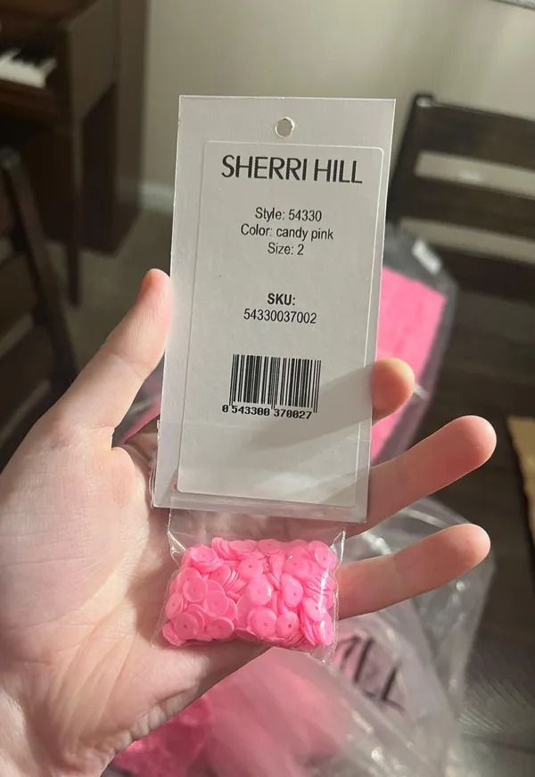 Sherri Hill Pink Prom Dress - Image 8