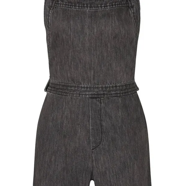 Rag & Bone Jean 100% Cotton Cross Back Romper Rent the Runway Preloved L $325 - Image 6