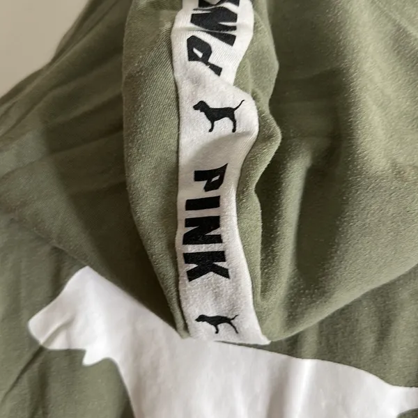 VS Victoria's Secret PINK Green Dog Logo Hoodie​​ - Image 8