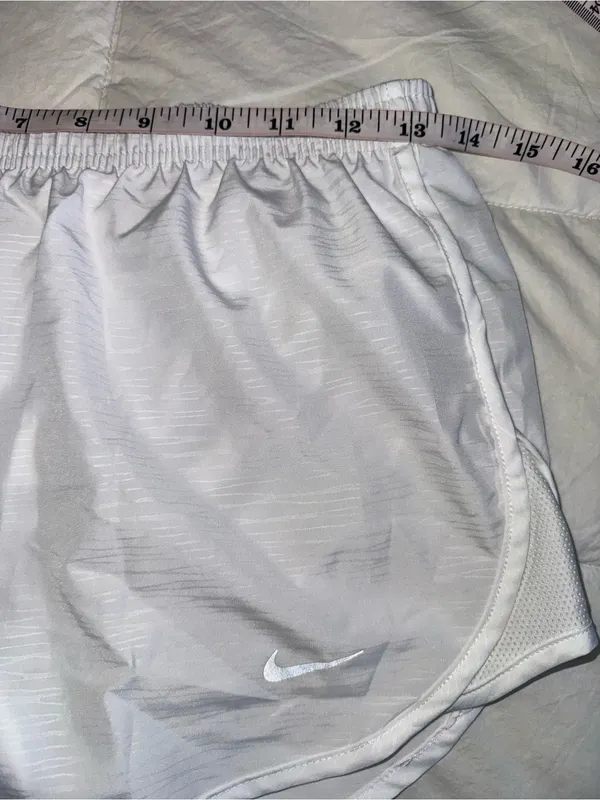 Nike White Women's Athletic Running Shorts - Image 7