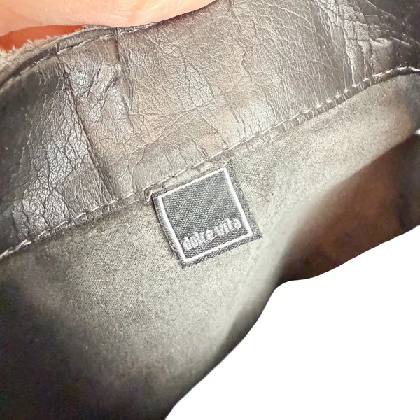 Dolce Vita Kylar Gray Suede Tall Knee‎ High Heeled Point Toe Boots Size 7.5 - Image 11