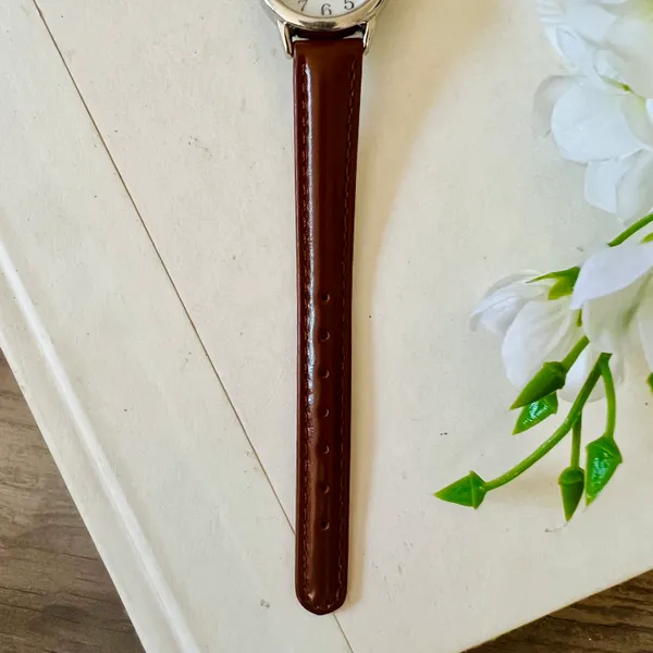 Timex Indiglo Brown Leather Watch - Image 7