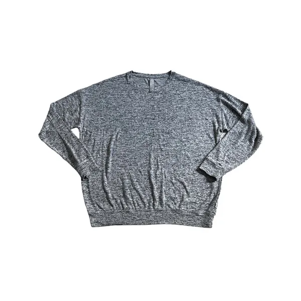 Athleta Gray Sweatshirt Top Size S - Image 2
