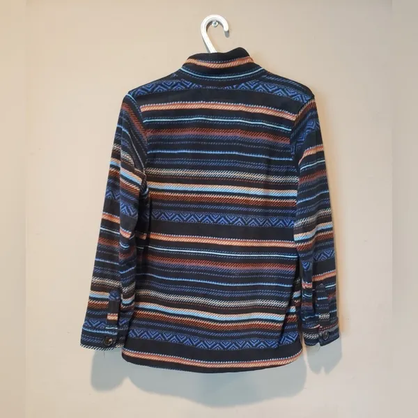 Kavu women's Multicolor Striped Fleece XS S - Image 3
