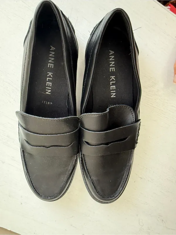 Anne Klein Womens Emmy Lou Padded Insole Manmade Loafers Sz 8.5 - Image 8