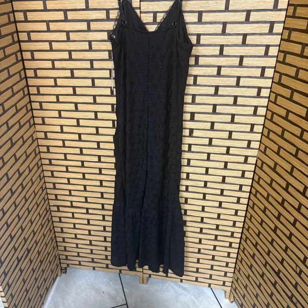 No Boundaries Black Lace Maxi Dress Size‎ Small - Image 2