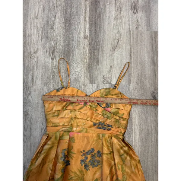 Anthropologie James Coviello Botanica Floral Cocktail Dress Women Size 10 - Image 8