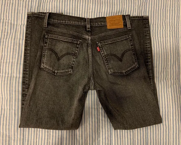 Levi's Wedgie Straight Black Jeans - Image 2