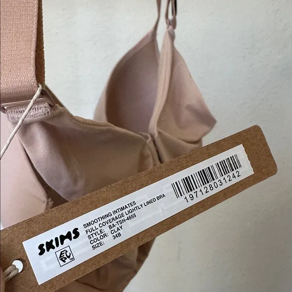 SKIMS Smoothing Intimates Full Coverage Lightly Lined Bra Clay‎ Size 34B - Image 7