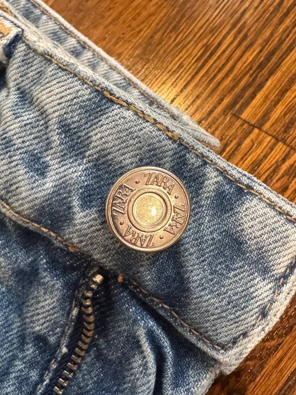 ZARA Ripped Straight-Leg Jeans - Image 4