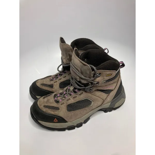 Vasque Hiking Boots Women 8.5 Brown Good Gore-Tex Vibram Leather 7479 M - Image 4