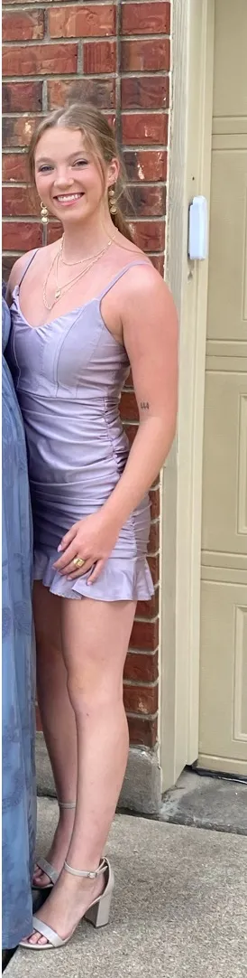 Speechless Purple satin mini dress - Image 5