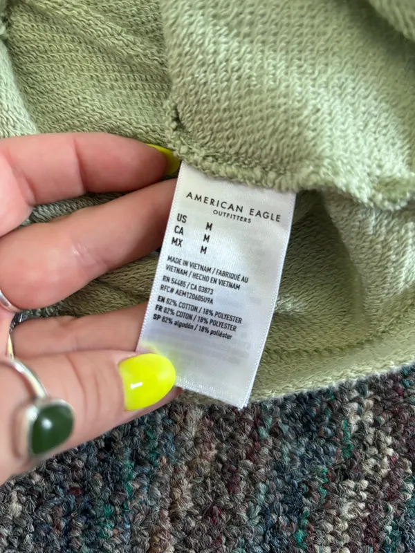 American Eagle Open Back Sweatshirt - Image 5