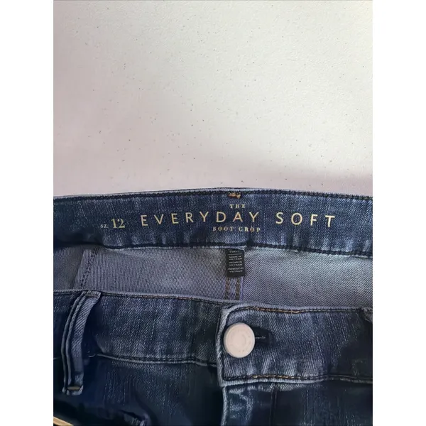 White House Black Market Novelty Pocket Boot Crop Jeans 12 bohemian y2k retro - Image 10