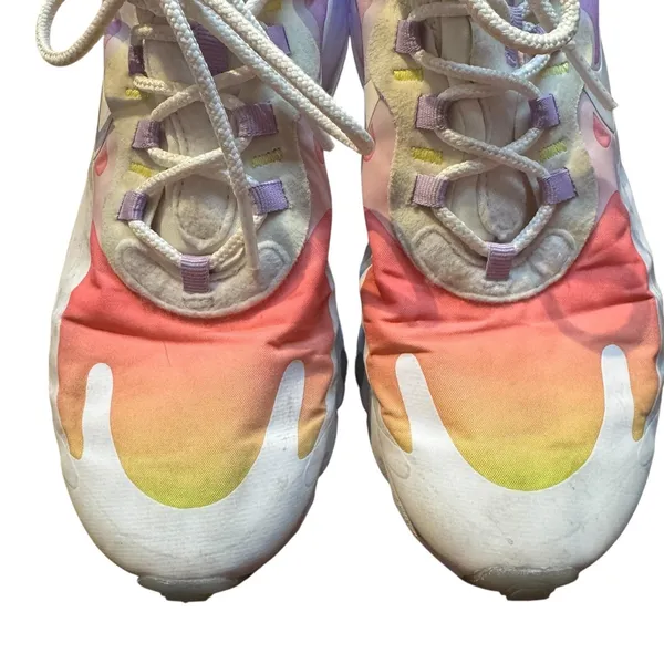 Nike Air Max‎ 270 React Shoes Womens Size 8.5 Multicolor Ombre CU2995-911 - Image 2