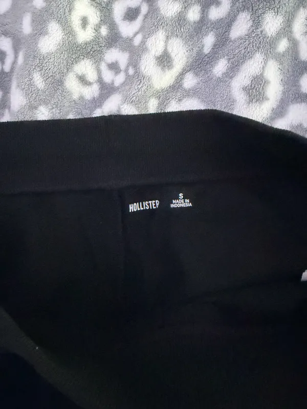 Black flare sweatpants hollister - Image 2