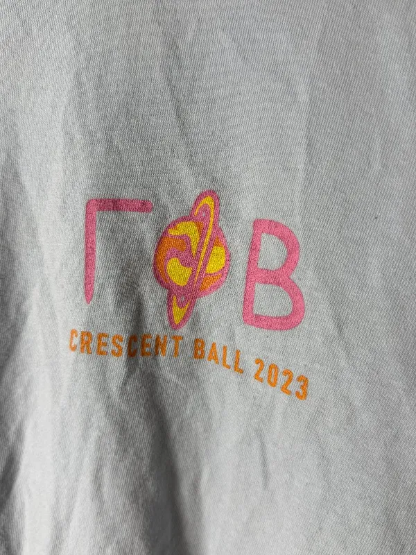Gamma Phi Beta G Phi Crescent Ball 2023 Space Themed T Tee Shirt Size Medium - Image 2