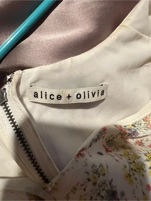 Alice‎ + Olivia Mariska Floral Romper Dress - Image 14