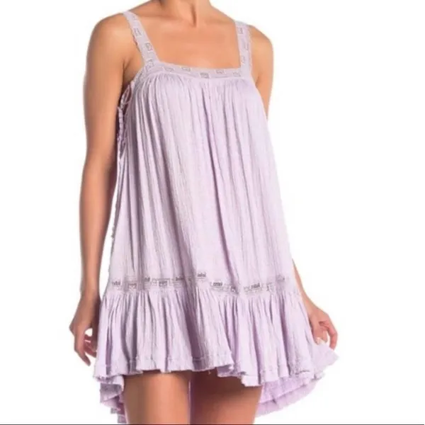 Free People Sweet Thing Tunic Dress In Lilac Size Small - Image 2
