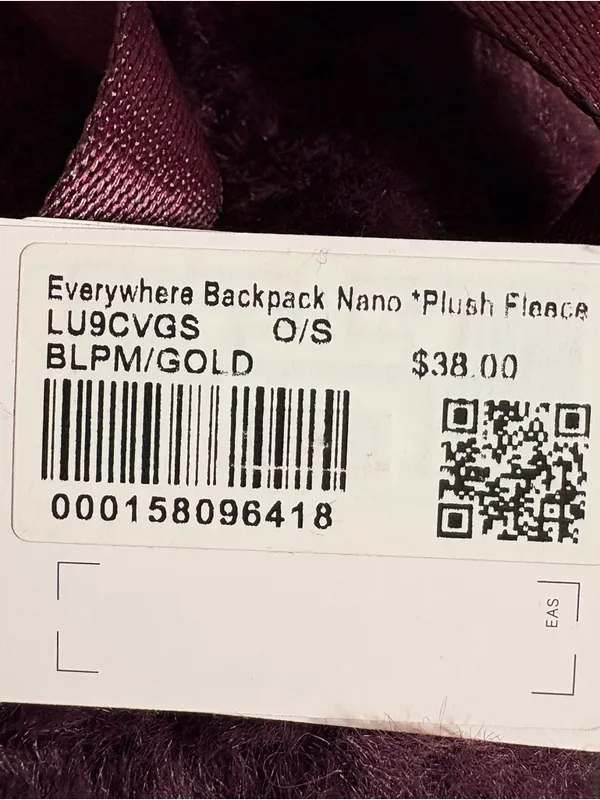 LULULEMON Plush Fleece Everywhere Nano Backpack - Image 3