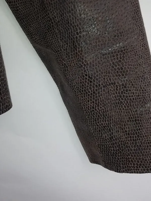 Alfani S Petite Leather Zip Jacket - Image 4