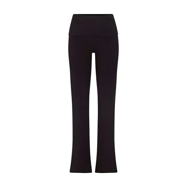 Skims cotton jersey foldover pant in color soot size medium nwot - Image 3