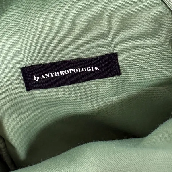 Anthropologie Puffy Nylon Sling Bag Sage Green Quilted Crossbody Backpack - Image 7